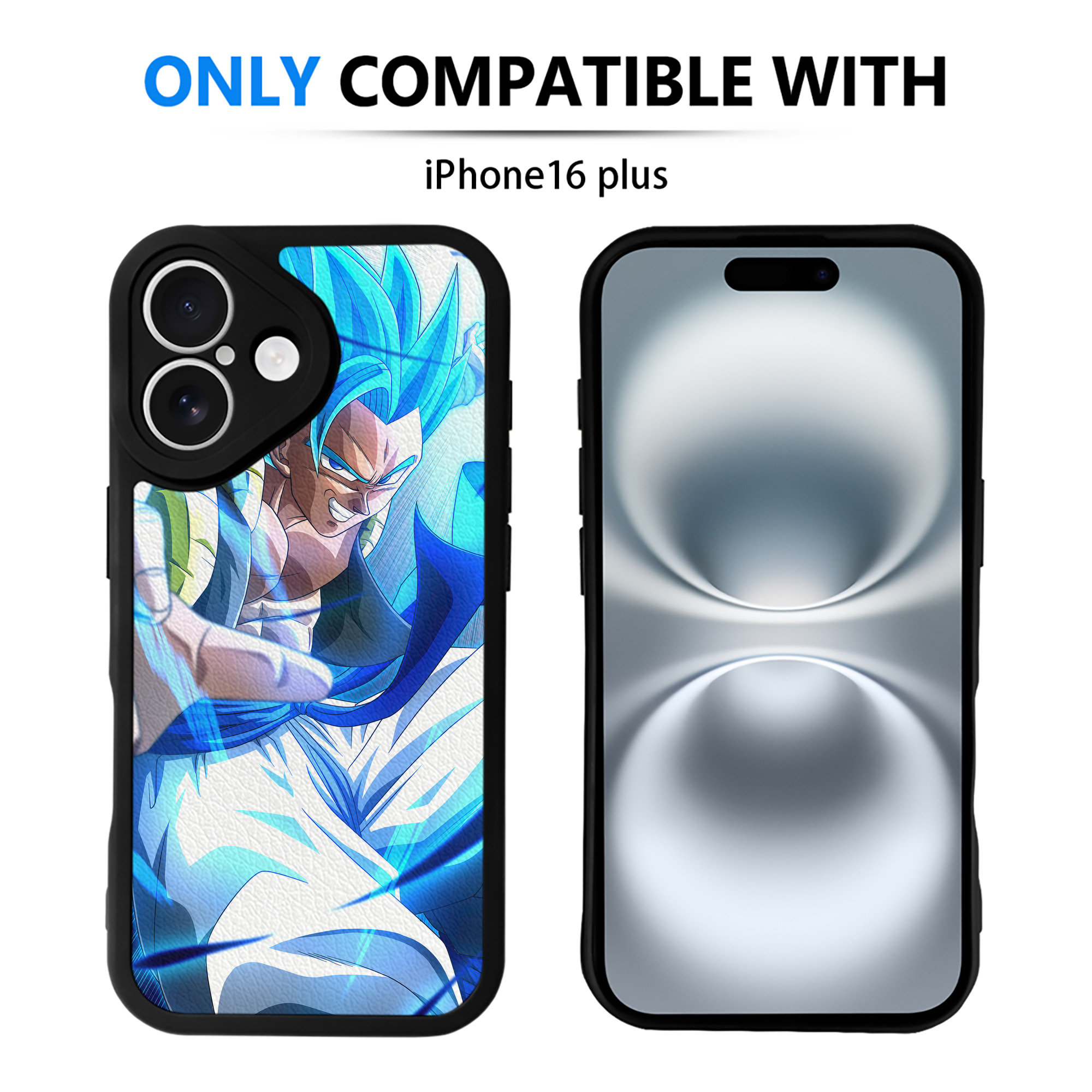 （画像用） ドラゴンボール DRAGON BALL 【iPhone 16シリーズ対応】シリコンスマホケース（レザー調） 材質：シリコン